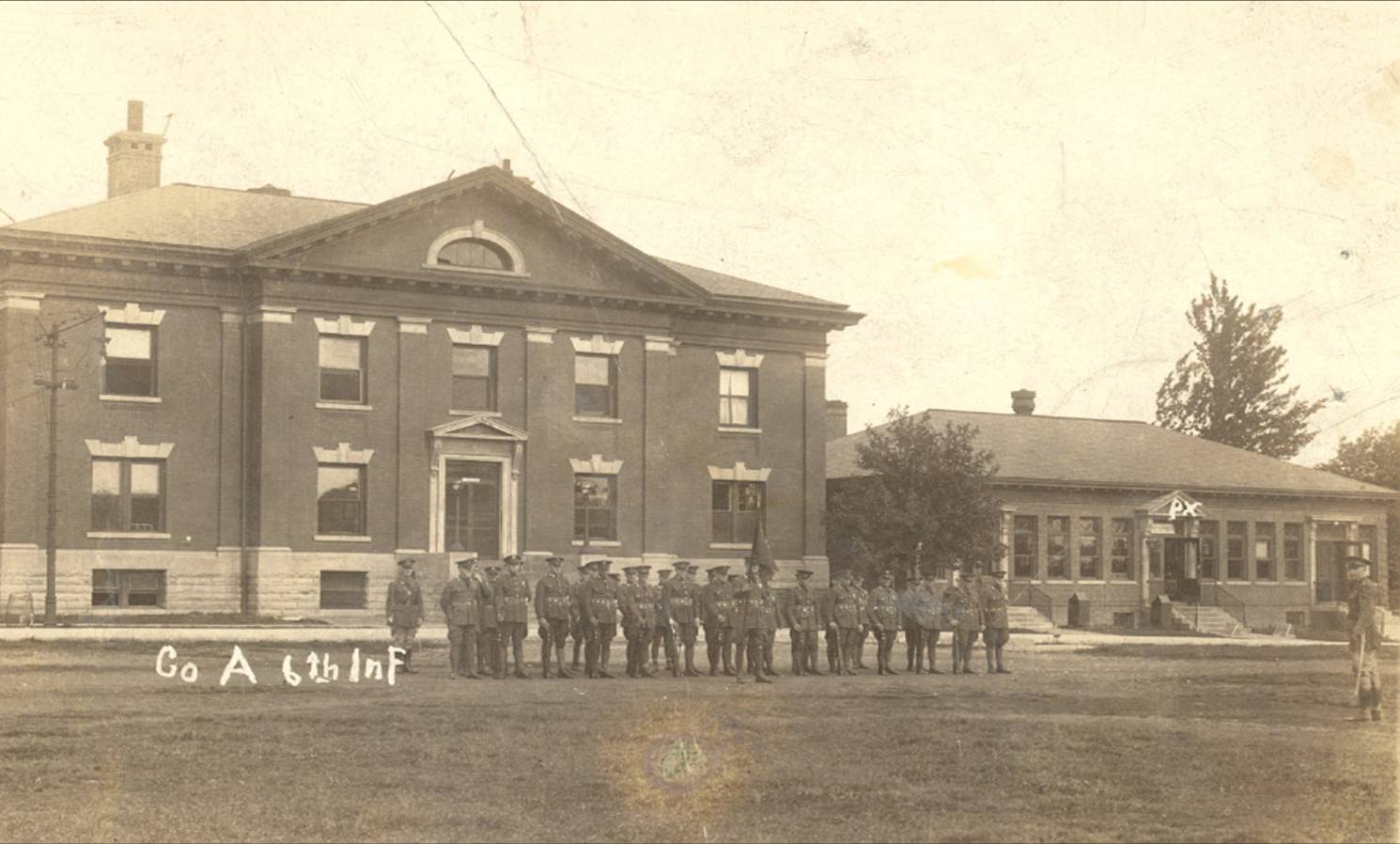 CO A in front of MCWM Bldg